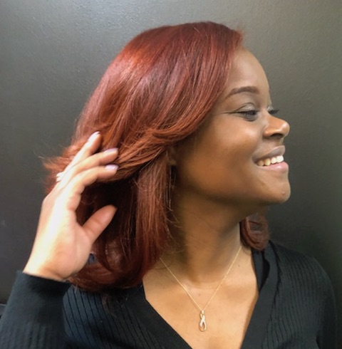 custom hair color hair cuts Chicago black hair care TK Holland Salon